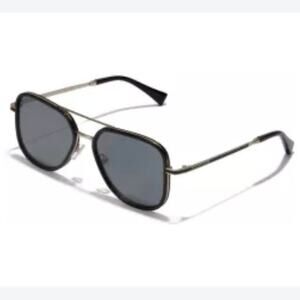 HAWKERS x BALR. Captain Limited Edition Stainless/Black Aviator Sunglasses